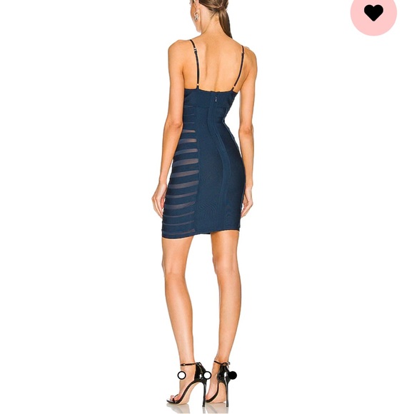 Domino Mini dress in Navy - Picture 3 of 3